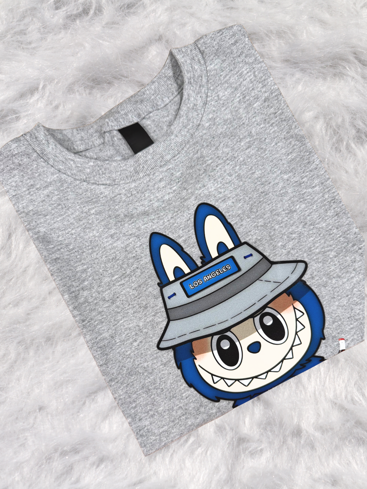 Blue Labubu Los Angeles Fan Youth T-Shirt