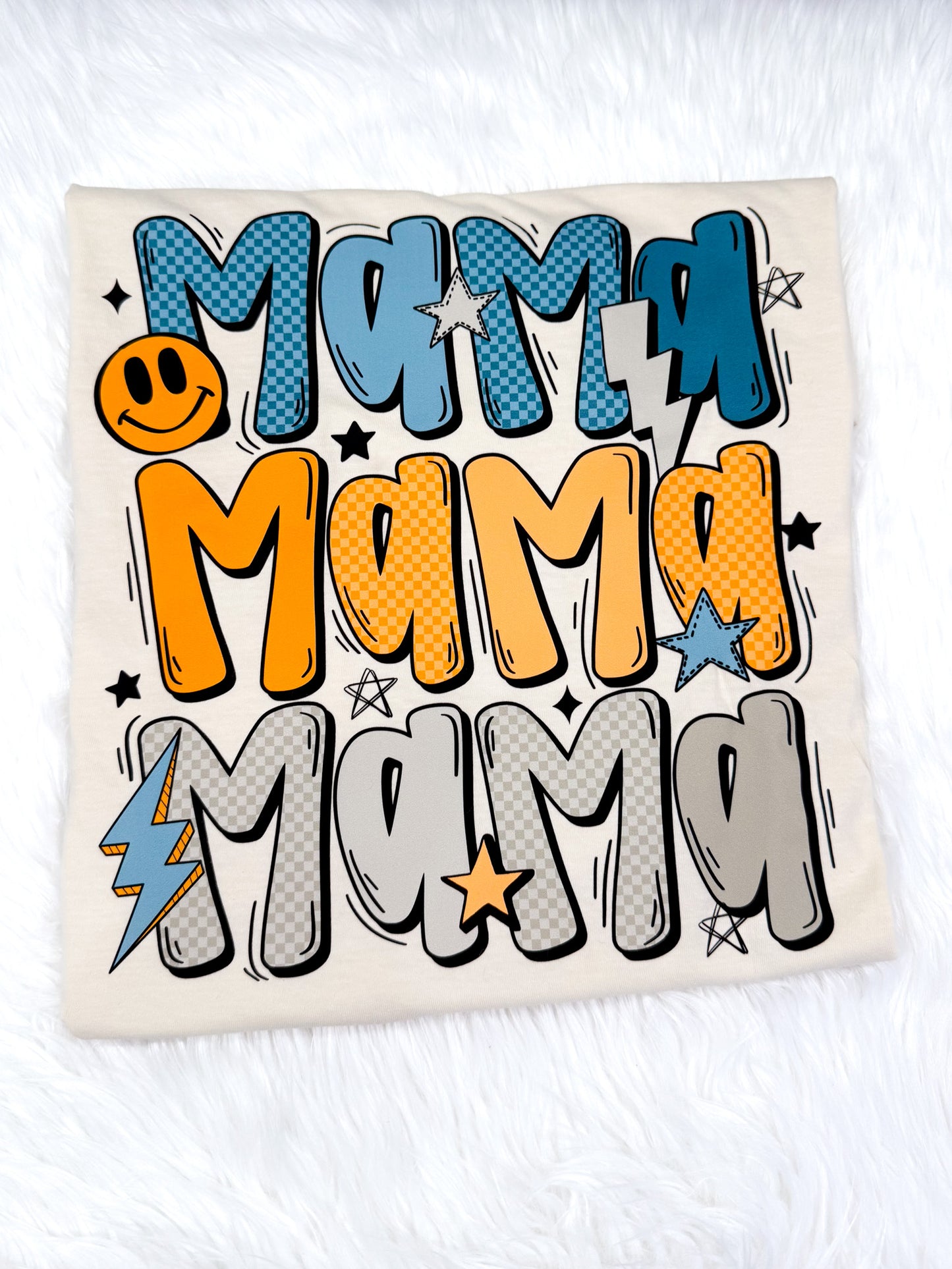 Our Mini & Me – Electric Vibes Mama T-Shirt