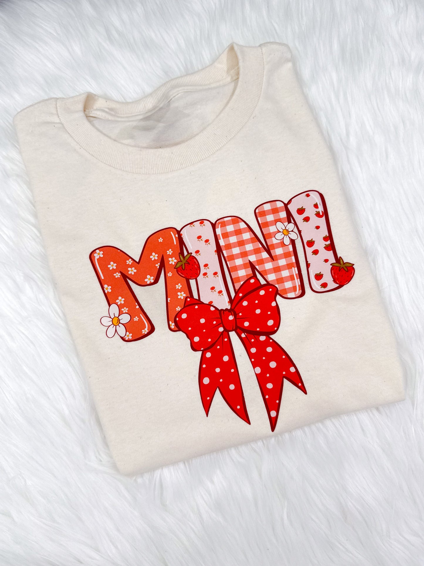 Mini & Me – Strawberry Kisses Set - Kids T-Shirt