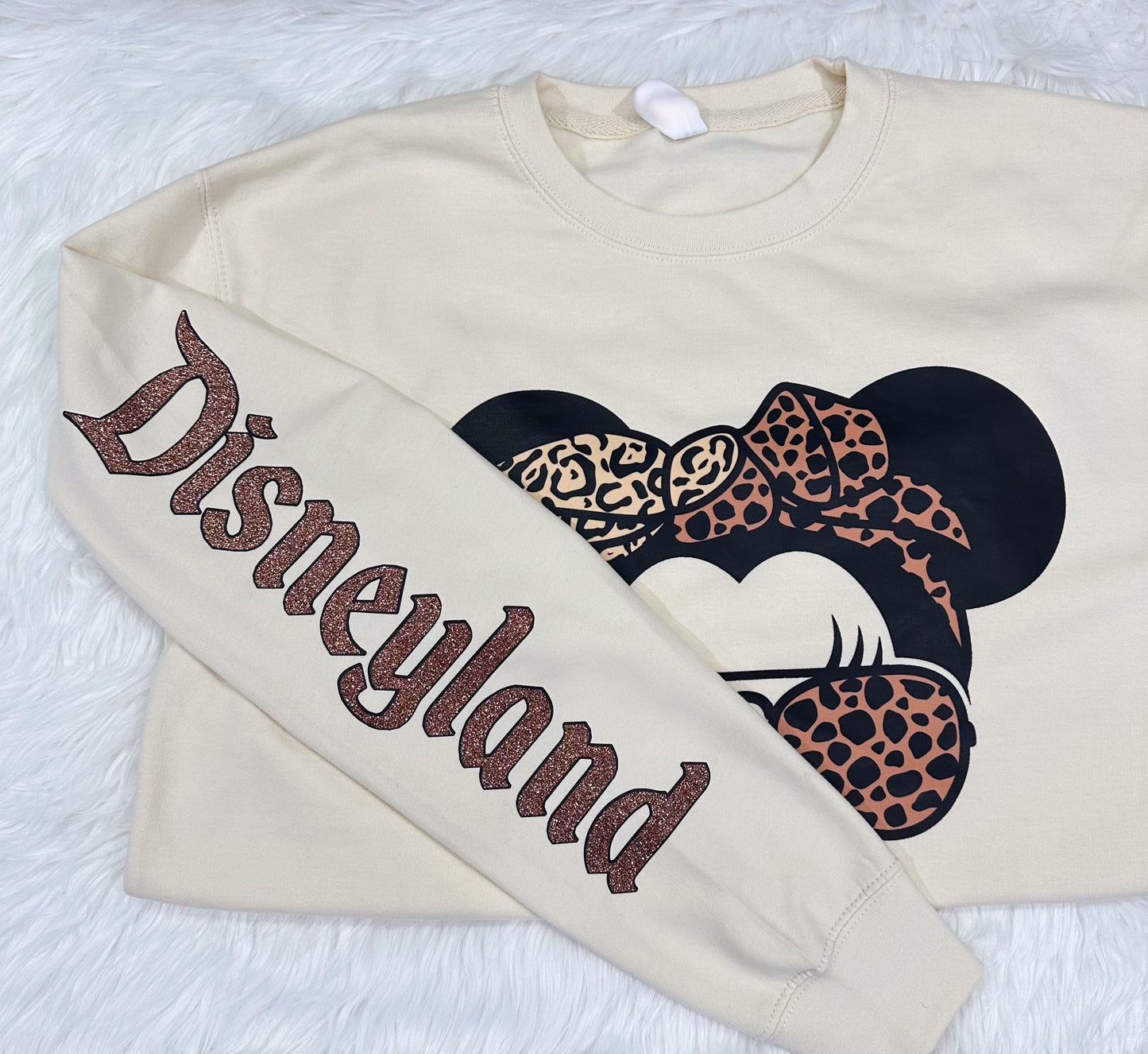 Wild Minnie Cheetah Print Crewneck