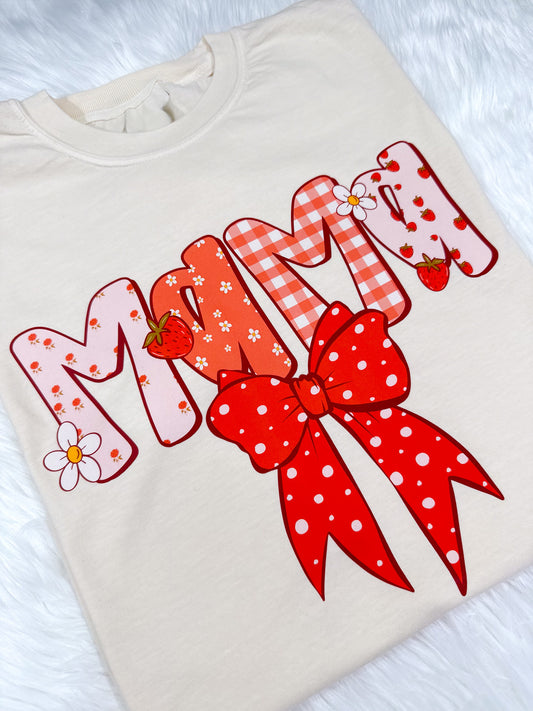 Mini & Me – Strawberry Kisses Set - Adult T-Shirt